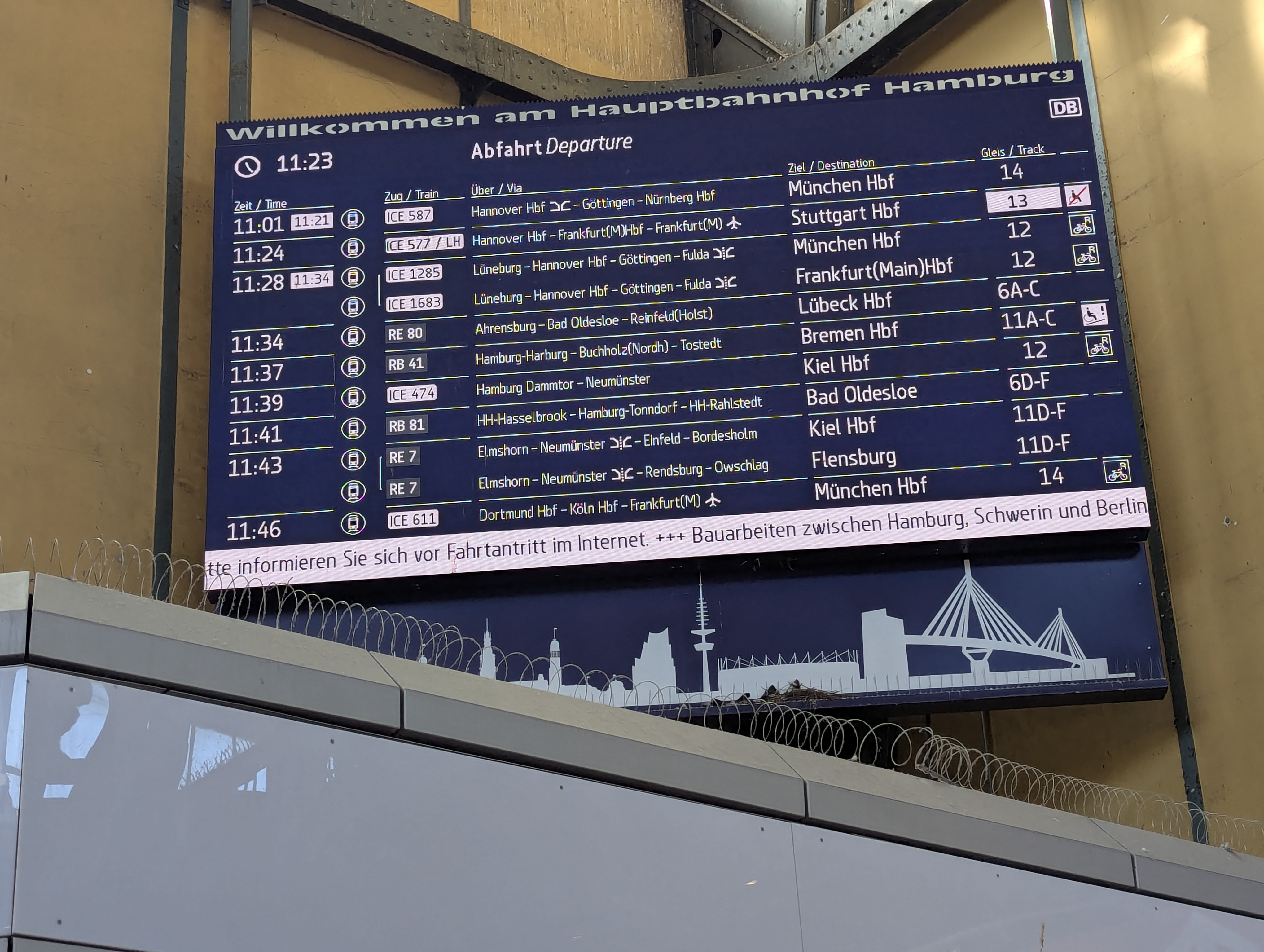 Train to Muenster, Germany